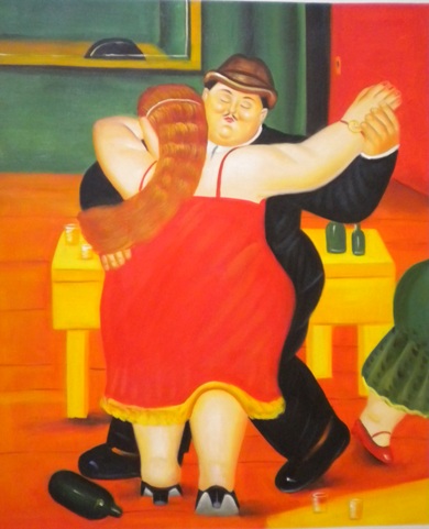 store falso d'autore Il ballo I di Fernando Botero